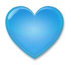 cuore blu as rendered by LG