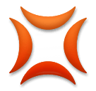 anger symbol as rendered by LG