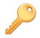 key as rendered by LG