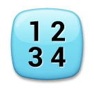 input numbers as rendered by LG