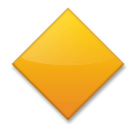 large orange diamond as rendered by LG