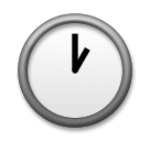 one o’clock as rendered by LG
