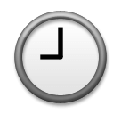 nine o’clock as rendered by LG