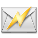 Envelope with Lightning as rendered by LG