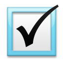 Ballot Box with Bold Check as rendered by LG