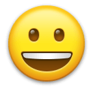 grinning face as rendered by LG