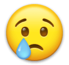 weinendes Gesicht as rendered by LG