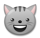 gatto che sorride as rendered by LG
