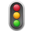 vertical traffic light as rendered by LG