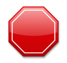 stop sign as rendered by LG
