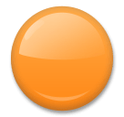 círculo naranja as rendered by LG