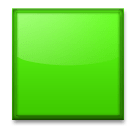 green square as rendered by LG