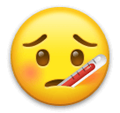 Face with Thermometer as drawn by LG in Velvet