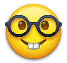 faccina nerd as rendered by LG