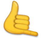 call me hand as rendered by LG