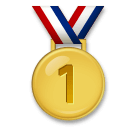 1st place medal as rendered by LG
