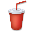 cup with straw as rendered by LG