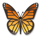 butterfly as rendered by LG