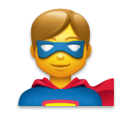 man superhero as rendered by LG