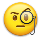 Face with Monocle as drawn by LG in Velvet