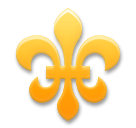 fleur-de-lis as rendered by LG