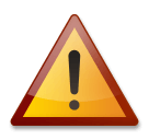 Warning as drawn by LG in Velvet