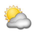 sol por trás das nuvens as rendered by LG