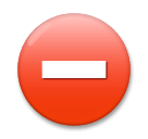 no entry as rendered by LG