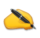 Writing Hand as drawn by LG in Velvet