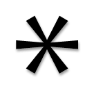 نجمة as rendered by LG