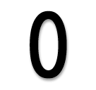 Digit Zero as drawn by LG in Velvet