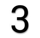 Digit Three as rendered by LG
