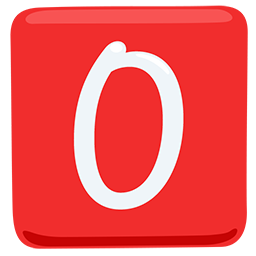 O button (blood type) as rendered by Messenger
