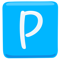 P button as rendered by Messenger