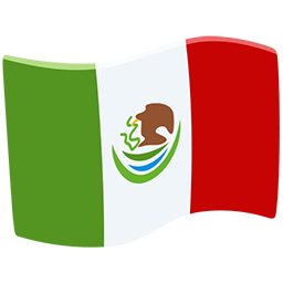 flag: Mexico as rendered by Messenger