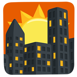 Sunset as drawn by Messenger in 1.0