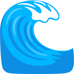 water wave as rendered by Messenger