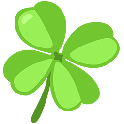 four leaf clover as rendered by Messenger