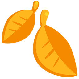 أوراق متساقطة as rendered by Messenger