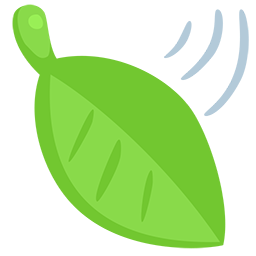 leaf fluttering in wind as rendered by Messenger