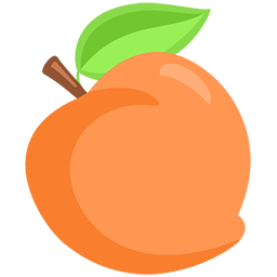 peach as rendered by Messenger