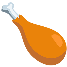 poultry leg as rendered by Messenger
