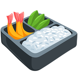 bento box as rendered by Messenger