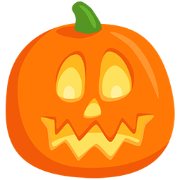 zucca di Halloween as rendered by Messenger