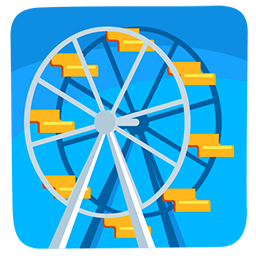 ferris wheel as rendered by Messenger