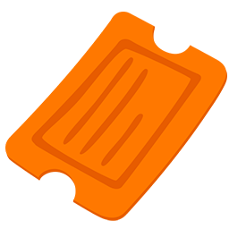 Ticket as rendered by Messenger