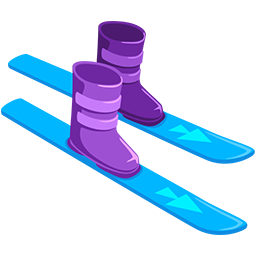 Ski as rendered by Messenger