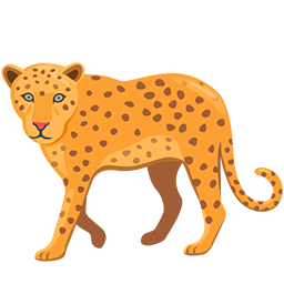 Leopard as drawn by Messenger in 1.0