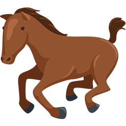Horse as drawn by Messenger in 1.0