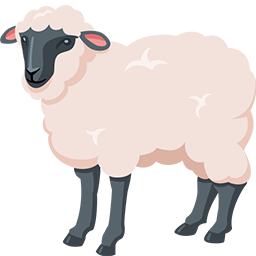 Schaf as drawn by Messenger in 1.0